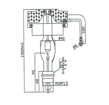 ASL XD17BA3/G Replacement Projector Lamp For SRX-110