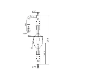 Barco DP4K-32B / Replacement Lamp XD4500HP/G