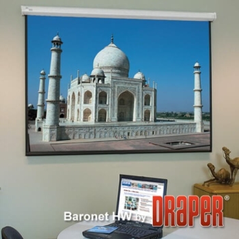 Draper Baronet 84" Diagonal Electrical Projector Screen 