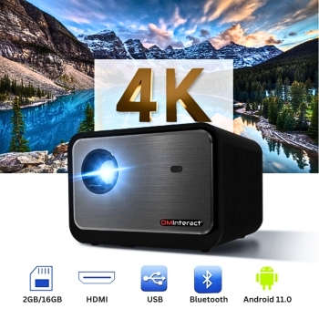 DMInteract DM-4k40 2000 Ansi Lumens Native 4k LCD Home Theater Projector