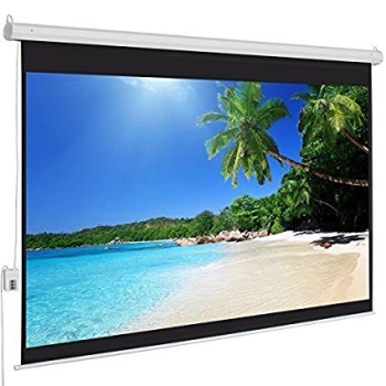 Iview E240 120 Inch Matte White Fiber Screen RF Remote control Electric Fold Projector Screen