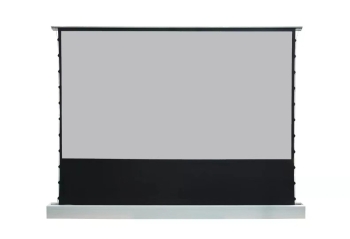 DMInteract 120inch 16:9 4K Motorized Floor Rising Projector Screen For UST & Long Throw Projectors - PVC Grey