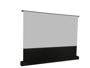 DMInteract 110inch 16:9 4K CLR Motorized Floor Rising PET Crystal Projector Screen For UST Projectors 