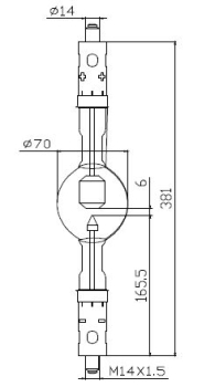 Christie CP2000 / Replacement Lamp XD4500HTP/G