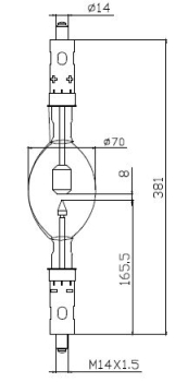 Christie CDXL-60 / Replacement Lamp 