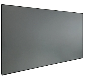 DMInteract 92inch 16:9 4K Thin Frame Black Crystal ALR Projector Screen for Normal/Long Throw Projectors