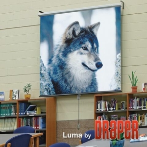 Draper Luma 7" Diagonal Manual Projector Screen 