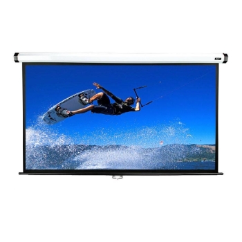 Elite Screens M120XWH2-E24 120" Manual Projection Screen With 24" Drop